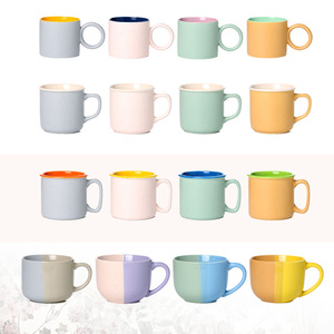 แก้วเซรามิก ถ้วยเดี่ยว สีพื้น ใช้กับไมโครเวฟได้ ของขวัญสำหรับใช้ในชีวิตประจำวัน - Product Image 3