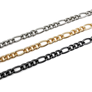 Chaîne torsadée 1,0x4,0x5,0 mm en métal gunmetal pour la fabrication de colliers, accessoires de bijoux DIY - Product Image 4