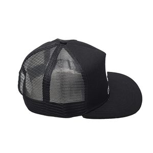 Tùy chỉnh UPF 50 + không thấm nước 5 Bảng điều chỉnh hóa đơn phẳng Vành lưới PVC cao su vá lưới Snapback trucker cap - Product Image 4