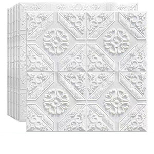 Papier Peint Mural 3D Autocollant Imperméable Géométrique Antistatique <span class=keywords><strong>de</strong></span> 70*70CM pour Murs <span class=keywords><strong>de</strong></span> Salon, Chambre, Cuisine, <span class=keywords><strong>Salle</strong></span> <span class=keywords><strong>de</strong></span> <span class=keywords><strong>Bain</strong></span> - Product Image 5