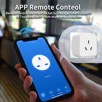 Prise intelligente standard australienne et néo-zélandaise, contrôle vocal WiFi/Zigbee, contrôle à distance mobile, minuterie, 16A