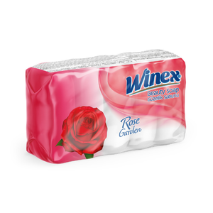 Winex 5x55g Rose Garden Beauty <b>Soap</b> Multipack Natural Moisturizing Toilet Bar Economic Pack - Product Image 1