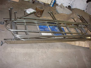 स्टेनलेस स्टील मोबाइल सपोर्ट प्लेटफॉर्म या मल्टीहेड वेस्टर के लिए सहायक कार्य मंच - Product Image 6