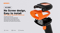 Henex HC-3209 disesuaikan Lonvill USB Barcode Reader mesin 2D QR kode pemindai bagasi COM antarmuka harga rendah produk tersedia