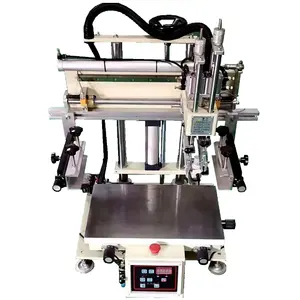 Mini automatic screen printing machine for phose case labels glasses touch screen