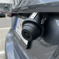 Cámara de Visión Trasera HD CCD para Auto, Cámara de Reversa para Estacionamiento, Visión Nocturna, Impermeable, para Vehículo