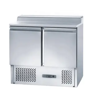 不锈钢沙拉展示冰箱冷却酒店餐厅工作台单门冰柜冰箱凉爽气候