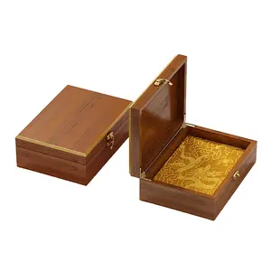 Grosir mewah ukuran disesuaikan selesai kayu pinus satu botol minyak esensial kotak kemasan parfum hadiah kotak kayu