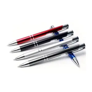 LOW MOQ small business Soft gift promotional metal ball pen with laser engraving custom logo