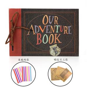 Yicheng Kraft <span class=keywords><strong>Voyage</strong></span> Scrapbook Rétro Corde Reliure DIY <span class=keywords><strong>Album</strong></span> Photo - Product Image 1