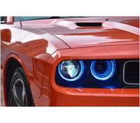 Faros Delanteros LED RGB Auto-y para Dodge Challenger 2008-2014, Luces Delanteras LED para Dodge Challenger, Accesorios para Automóviles
