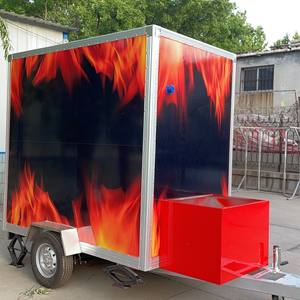 आधुनिक डिजाइन मोबाइल फूड ट्रक ट्रेलर चिकन रोटिसेरी ग्रिल स्ट्रीट फूड हॉटडॉग के लिए चिप्स 220 वी नई - Product Image 2