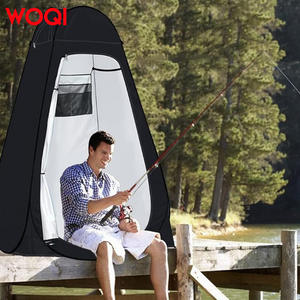 Cabine de douche portable Woqi 120x120x195cm, imperméable, pour l'extérieur, abri instantané pour l'intimité, camping, salle de bain, toilettes - Product Image 5