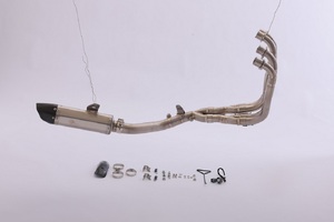Usine Vente Système D'échappement Moto ZX4R échappement <span class=keywords><strong>2023</strong></span> POUR KAWASAKI Ninja ZX-4RR Silencieux D'échappement tuyau En Acier Titane - Product Image 2