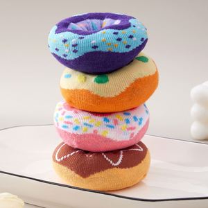 4 pares de calcetines cómodos y absorbentes del sudor Peach Donut - Product Image 5