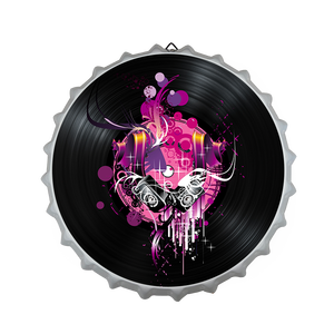 ป้ายโลหะสั่งทำขนาด 35 ซม. - พิมพ์ลาย UV ฝาขวดเบียร์ร็อคกี้ สำหรับตกแต่งผนัง - Product Image 2