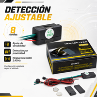 Bloqueo de Motor Universal de 12 V CC, Sistema Antirrobo para Automóvil, Seguridad RFID para Vehículos, Corte Remoto de Combustible, Inmovilizador de Automóvil
