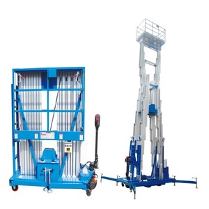 Piattaforma di sollevamento in alluminio singola doppia tre quattro albero piattaforma di lavoro aerea in alluminio di alta qualità per operazioni ad alta quota - Product Image 5