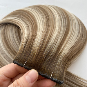 Extensions de cheveux humains 100% naturels, aspect <span class=keywords><strong>invisible</strong></span>, trame en PU - Product Image 4
