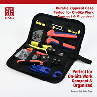 Kit de Herramientas Manuales para Instalación de Cables Solares Fotovoltaicos con Herramientas de Corte y Crimpado, Estuche Flexible de Acero al Carbono OEM