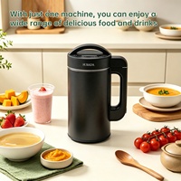 Machine à lait végétal saine à base de plantes, pour lait de soja, amande, noix, cacahuète, noix de coco, avoine, 1,5 L, sans filtre, nettoyage automatique, extracteur de jus, robot culinaire SUS