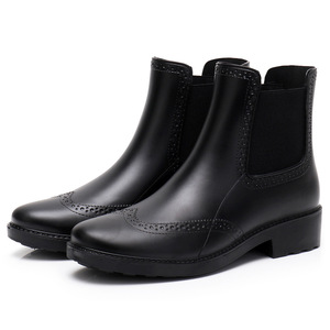 Bottes de pluie <span class=keywords><strong>Chelsea</strong></span> légères en PVC pour femmes, imperméables, pour l'été et l'automne, vente en gros - Product Image 2