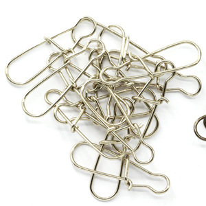 100 pacchetto Duo <span class=keywords><strong>Lock</strong></span> Fishing Snaps in acciaio inossidabile esca scatta acqua dolce velocità cambio rapido linea di pesca Topwater - Product Image 2