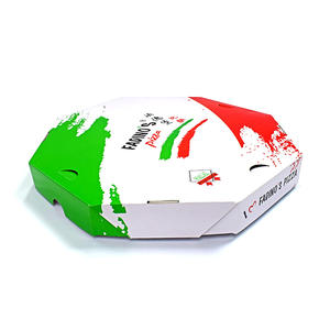 Caja de papel para embalaje de alimentos con logotipo personalizado, caja octogonal para pizza - Product Image 3