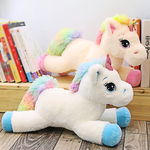 Vente en gros non rembourré peluche peau de licorne peluche animal lit coquille sans coton remplissage poupée jouet - Product Image 2