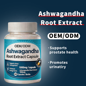 Ashwagandha-Wurzelextrakt-Kapseln 600mg Ashwagandha Unterstützt Stressmanagement & Steigert Energielevel OEM/ODM Nahrungsergänzungsmittel - Product Image 3