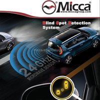 Système de détection d'angle mort (BSD) par capteur micro-ondes 24 GHz, aide au recul de voiture