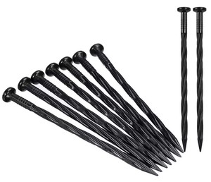 JNZ Top Grade <strong>Plastic</strong> <strong>Edging</strong> Nails Heavy Duty Anchoring Spikes Strong <strong>Plastic</strong> Pegs for Secure Garden and Paver <strong>Edging</strong> - Product Image 1