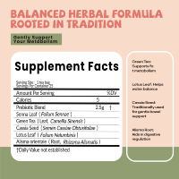 Tisane Bessence Gentle Metabolism Blend aux herbes, 25 sachets avec séné, thé vert et feuille de lotus - Marque privée OEM
