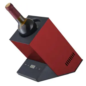 Nova tendência tamanho Pequeno Refrigerador de vinho Tinto manter frio refrigerador de vinho único frasco