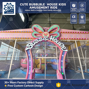 Aire de jeux gonflable commerciale rose avec nœud papillon, jeu interactif de tir de balles pour enfants, supporte la conception personnalisée, approvisionnement direct usine - Product Image 3