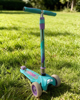 Trottinette pliable à roues LED réglables en hauteur, trottinette pour enfants, 3 roues