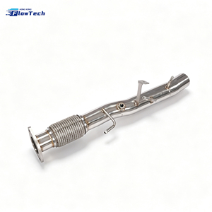 Tubería Frontal de Alto Flujo con Eliminación de OPF para Mercedes A35 CLA35 GLA35 W177 C118 M260 2.0T Turbo, Acero T304 con OPF - Product Image 3