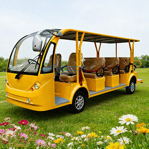 Vente chaude – Mini-train touristique électrique de luxe personnalisé à 11 places, navette pour campus - Product Image 2