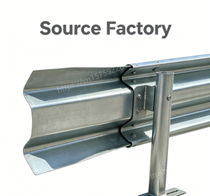 Barrera de Colisión para Carreteras de Doble Viga con Recubrimiento de Zinc, Poste de Acero Q235 en Forma de H, Fabricante de Amortiguadores de Choque, Suministro Directo de Fábrica, Personalizado - Product Image 4