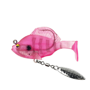 เหยื่อปลอมแบบนิ่ม 10 กรัม 14 กรัม รูปทรง Paddle Tail Sleeper Gill สำหรับตก<span class=keywords><strong>ปลา</strong></span>แบสในน้ำจืดและน้ำเค็ม - Product Image 1