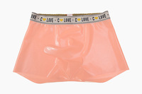 Boxer en latex pour hommes Gel Coat Invisible Seam Tight Bullet Separation Boxer Briefs Cross-Border