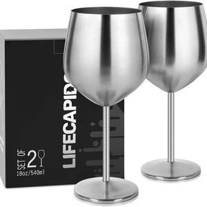 Factory <strong>Wholesale</strong> 6oz Insulated Wine Glass Tumbler 18oz 500ml <strong>Champagne</strong> Tumbler Cups Stainless Steel <strong>Flute</strong> Tumbler With Lids - Product Image 4