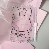 Logo personnalisé imprimé PVC Photo porte-carte pochette à fermeture éclair Kpop transparent Photocard porte-carte en plastique artisanat pour cadeaux