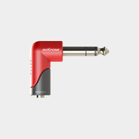 ROXTONE RPAN260 1X 6.3mm Jack Mono Male Plug 1X RCA Femelle Socket avec Laiton Matériau de Contact Boîtier Nylon Courant nominal 5A
