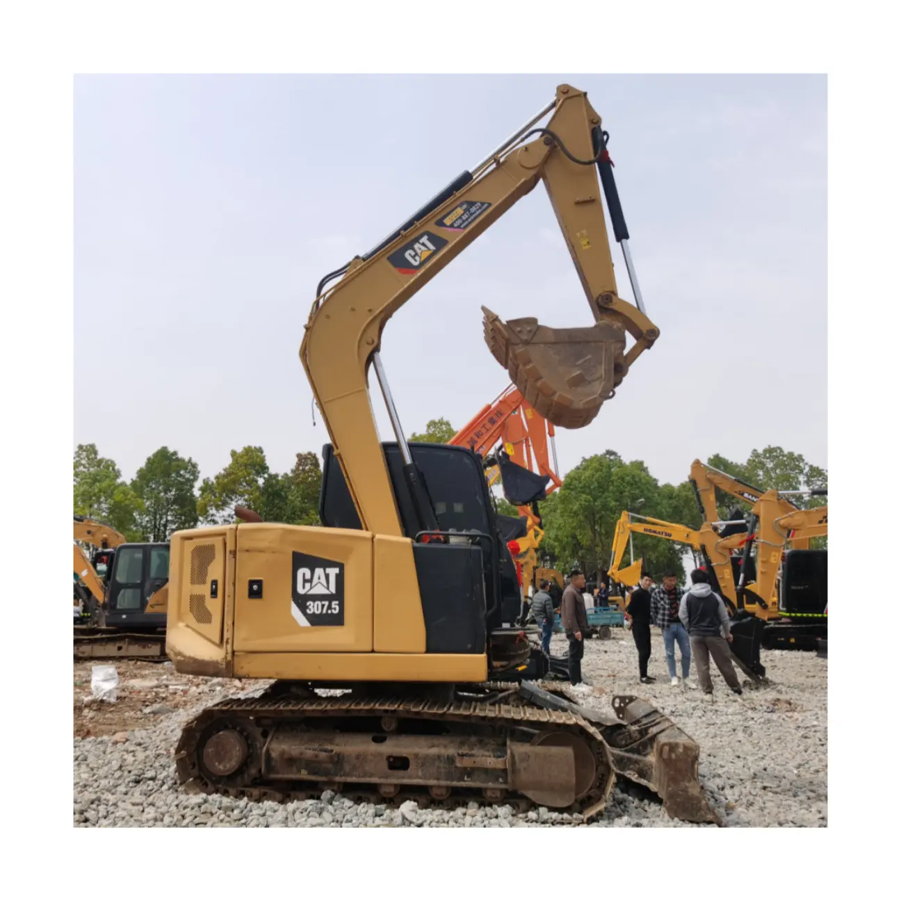 Machine lourde d'excavatrice sur chenilles CAT 307.5 307E 306E 305.5E d'occasion d'origine à vendre Mini pelleteuse