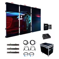 Pantalla LED de Alquiler a Todo Color P2.6, Brillo de 1500cd, Alta Frecuencia de Actualización de 7680Hz, Caja de Aluminio Fundido a Presión, Garantía de 5 Años para Virtual