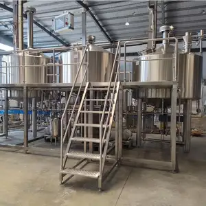 Volautomatische Tiantai 20bbl Commercieel Bierbrouwerijsysteem Voor Microbrouwerij