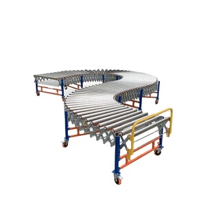 Kamyon yükleme ve boşaltma için ağır ağırlık kapasitesi ile poli-v-kayış tahrikli esnek gerilebilir makaralı konveyör - Product Image 2