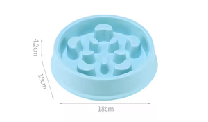 Hochwertige Slow Feeder <span class=keywords><strong>Dog</strong></span> <span class=keywords><strong>Bowl</strong></span> aus Kunststoff Rutsch feste Haustiers chale mit rutsch festem Boden für Camping für Katzen - Product Image 2