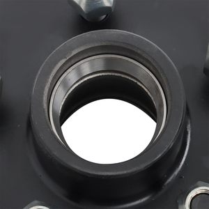 Kit de moyeu de remorque Pengyuan 5 trous 4,5 pouces + broche 3500 lb avec bride pour essieu de remorque - Product Image 4